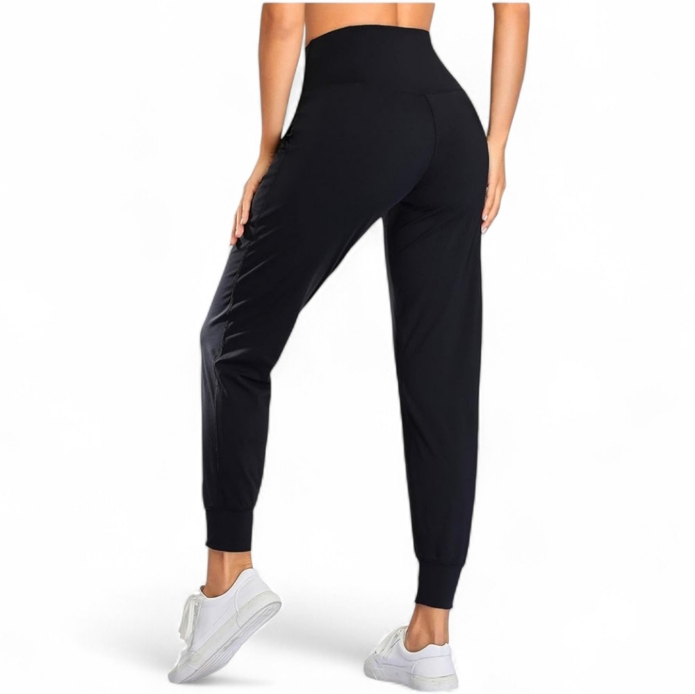 ETHOS Black Women's Joggers Black  Pants